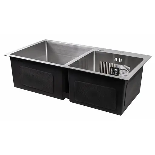 Кухонная мойка Lidz H7843 Brush 3.0/1.0 мм (LIDZH7843BRU3010), Нержавеющая сталь - фото 5