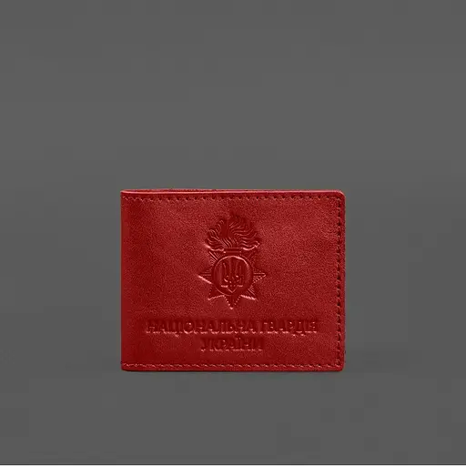 Кожаная обложка для служебного удостоверения Национальной гвардии Червона - фото 5