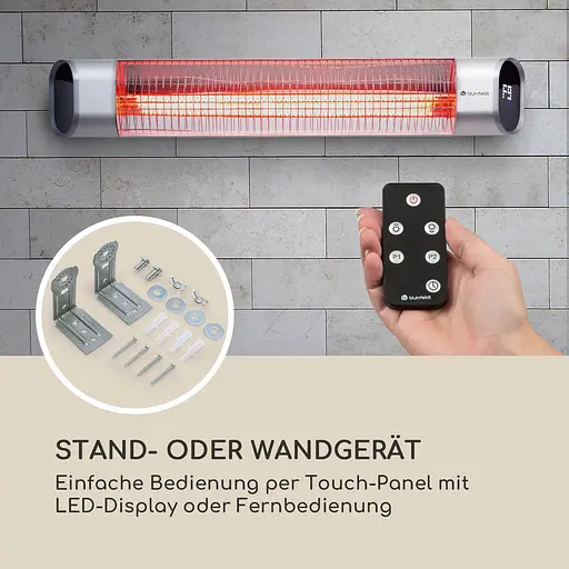 Инфракрасный обогреватель Blumfeldt Dark Wave Stand (10033811) - фото 5