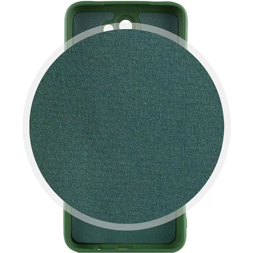 Чохол TPU GETMAN Liquid Silk Full Camera для Xiaomi Redmi Note 8Pro Зелений / Dark green - фото 3