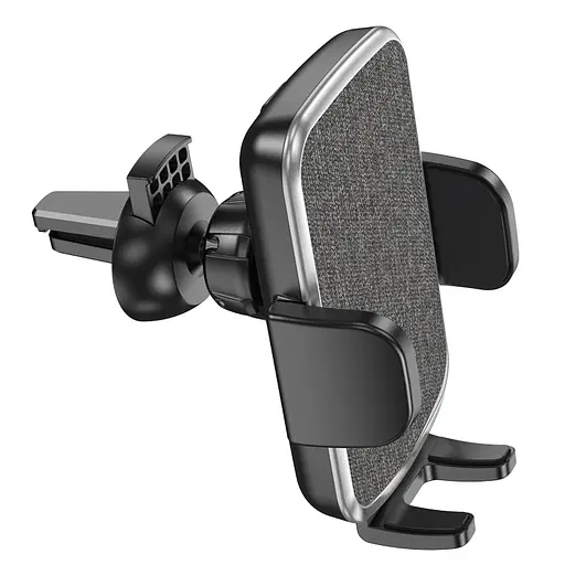 Автотримач для телефона HOCO CA94 Polaris push-type air outlet car holder Black - фото 4