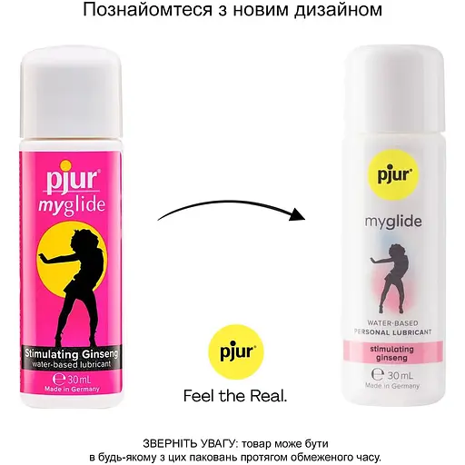 Збуджувальна змазка на водній основі Pjur my glide - фото 3