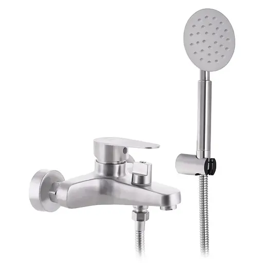 Змішувач для ванни нержавіюча сталь Zerix ASA-009 ZX3157 - фото 1