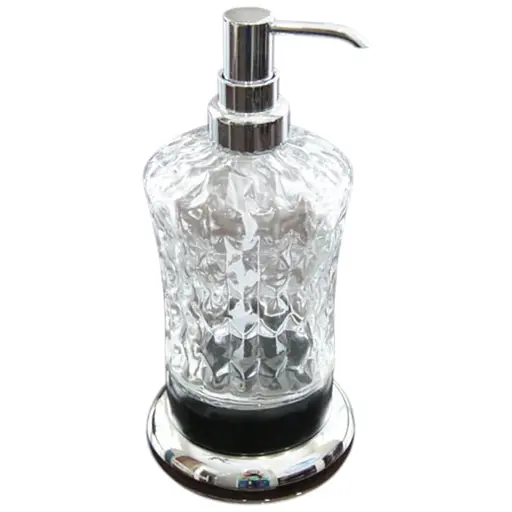 Дозатор для рідкого мила Kugu Versace Freestand 230C&B, Чорний - фото 1