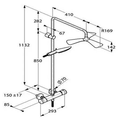 Душова система Kludi Fizz 6709505-00 - фото 2