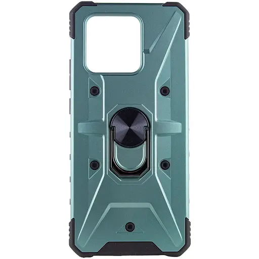 Ударопрочный чехол Pathfinder Ring для Xiaomi Redmi 10C/Poco C40 Зеленый/Green