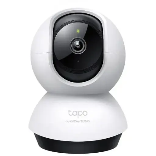 IP камера TP-Link Tapo C220, White/Black, 4 Мп (2304x1296/30 fps), 1/3` CMOS, H.264/G.711, f/1.6, f=4 мм, WiFi (2.4 GHz), день/ніч, ІЧ-підсвічування 850 нм до 9 м, двосторонній аудіозв'язок, microSD, iOS 9+ / Android 4.4+ - фото 1