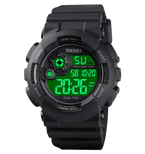 Наручний годинник чоловічий Skmei 1583 Black Black, 1583BKBK (18467) - фото 3