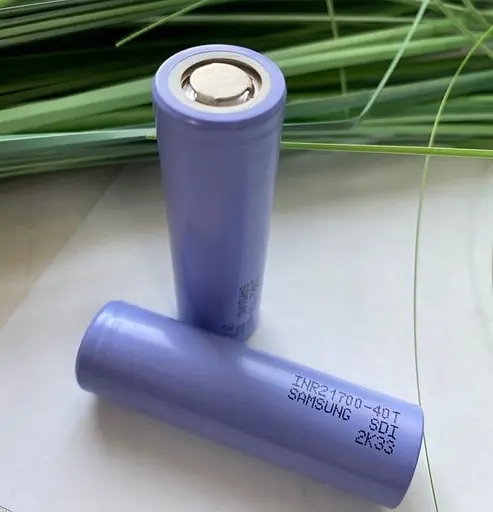 Аккумулятор 21700 Samsung INR21700-40T SDI 4000mah высокотоковый (Синий) - фото 2