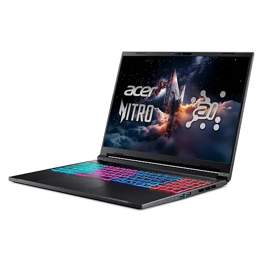 Ноутбук Acer 16 Nitro V 16S ANV16S-61 WQXGA IPS/Ryzen 9 365/32GB/1TB/RTX 5070 8GB/W11P/Black (NH.QXTEU.001) - фото 3