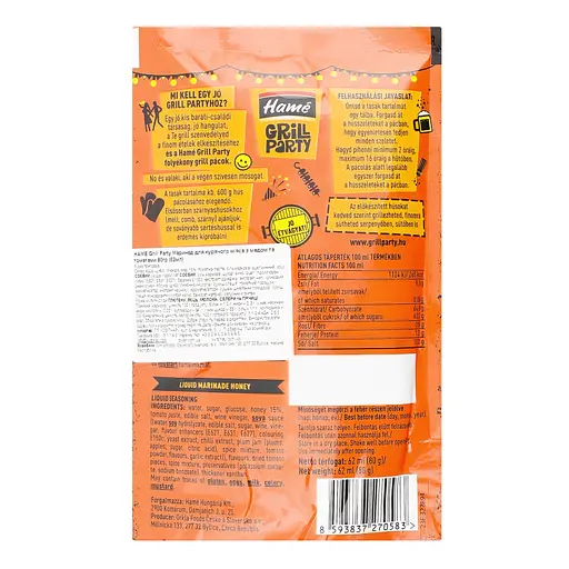 Маринад Hame Grill Party для курячого м'яса з медом та томатами 80 гр (62 мл) - фото 2