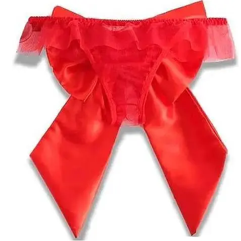 Трусики чарівні з елегантним бантиком S/M Червоний K0698-1