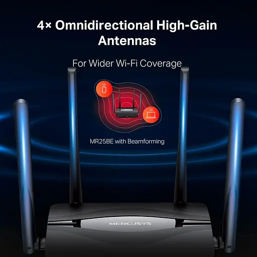 Роутер Mercusys MR25BE (MR25BE) - фото 10