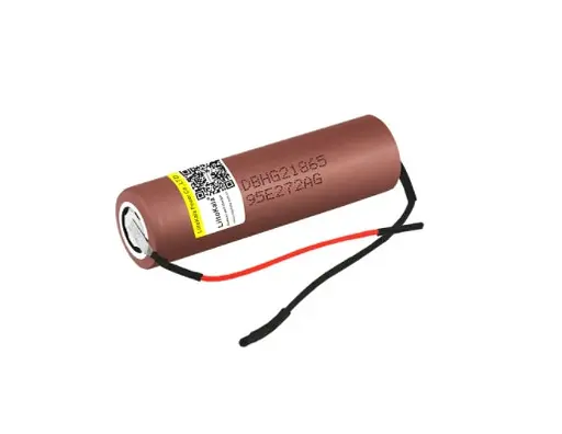 Аккумулятор 18650 LG HG2 3000mAh 3.7V 30А с проводами под пайку (Коричневый) - фото 3