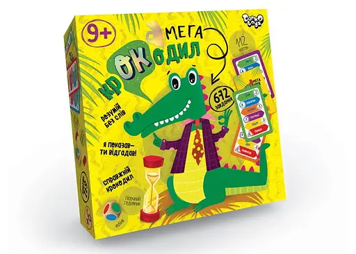 Настільна гра Danko Toys Мега Крокодил (укр.) (CROC-03-01U)