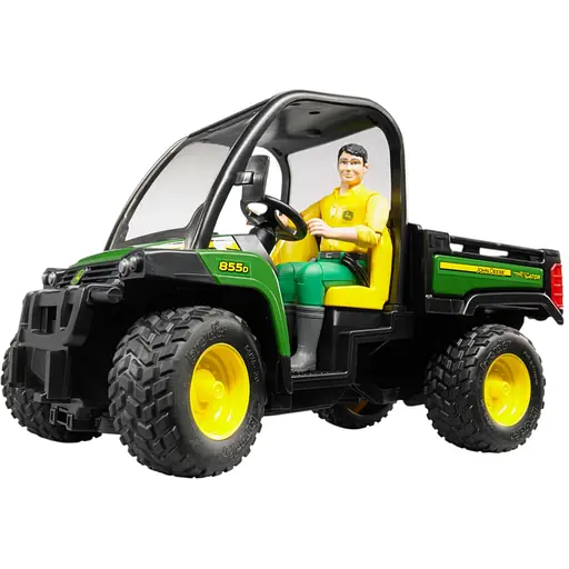 Набор игрушечный Bruder Автомобиль John Deere Gator XUV 855D с фигуркой (2490) - фото 3