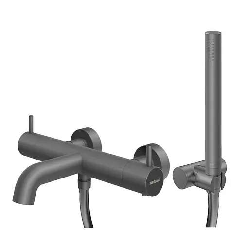 Термостат для ванны Kohlman Axel graphite настенный KPL-QW710AG Графит - фото 1