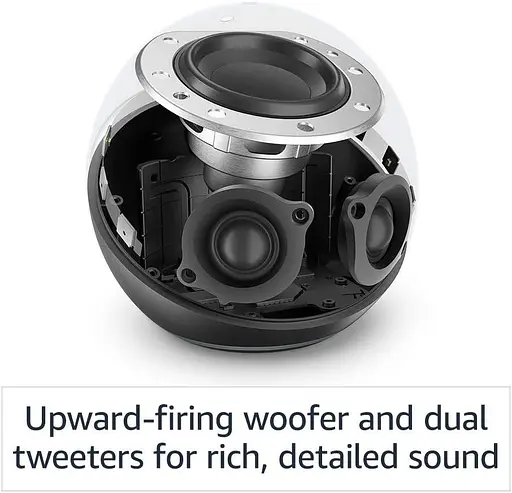 Бездротова колонка Amazon Echo 4th Gen Glacier Charcoal black розумна - фото 8