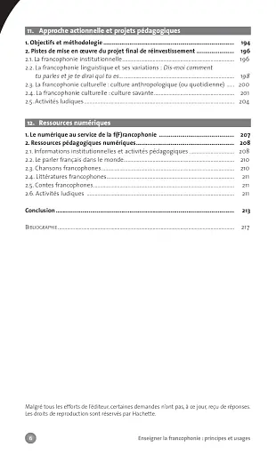 Collection F. Enseigner la francophonie : principes et usages - фото 6