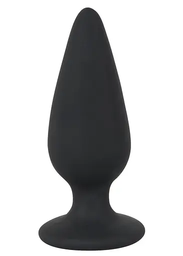 Анальна пробка Orion Black Velvets Heavy Plug Medium 8.9 см (чорний) - фото 5