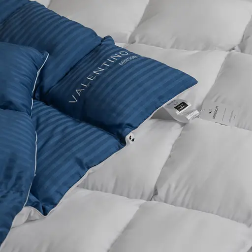 Ковдра пухова MirSon Valentino 031, king size, 240x220, блакитна (2200000018465) - фото 13