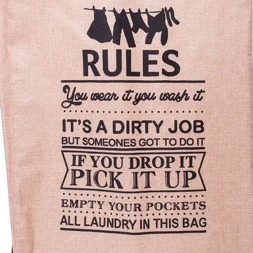 Кошик для білизни Yiwu HP-41-11BE з алюмінієвим каркасом 36х32х52 см бежевий - фото 6