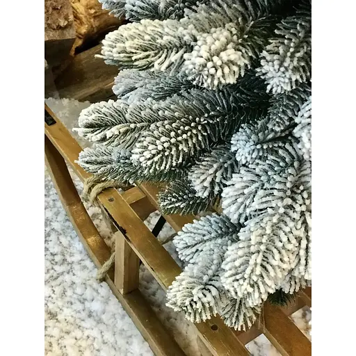 Ялинка Hvoya Premium лита в мішковині 90 см засніжена - фото 7