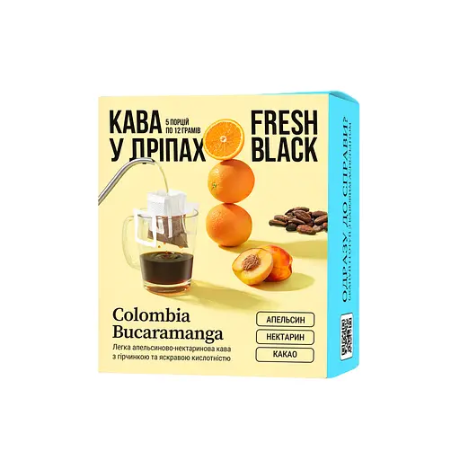 Кава спешелті дріпи Colombia set 60 5 x 12