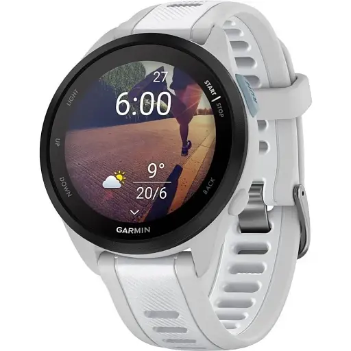 Смарт-годинник Garmin Forerunner 165 Mist Gray/Whitestone (010-02863-21/A1)