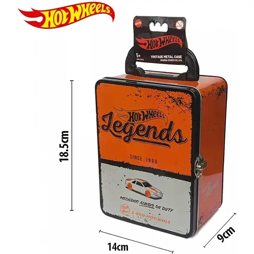 Контейнер Hot Wheels для 18 машинок вінтажний помаранчевий (HWCC22O) - фото 4