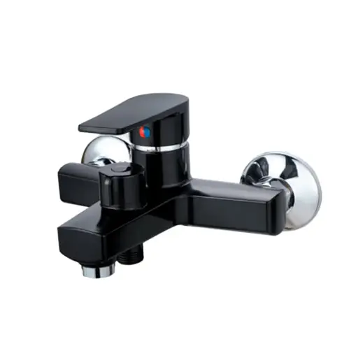 Смеситель для ванны Plamix Oscar-009 Euro Black PM0642 Черный - фото 1