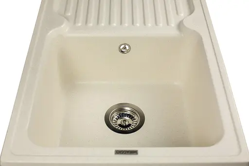 Кухонная мойка гранитная Miraggio Orlean jasmine 861x496x210 00209203, Береза - фото 2