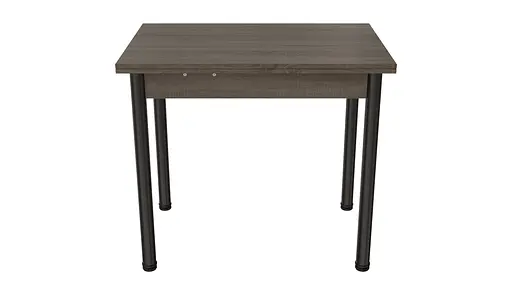 Розкладний обідній стіл трансформер Берта Ferrum-decor 750x1200x900 Чорний метал ДСП Дуб Сонома Трюфель 16 мм (FRD-105175) - фото 8