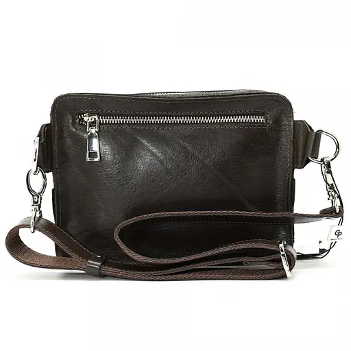 Чоловіча шкіряна бананка GRANDE PELLE sum0026729 - фото 7