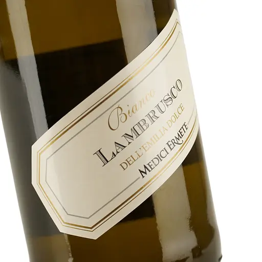 Игристое вино Medici Ermete Lambrusco dell`Emilia Bianco frizzante dolce IGT, белое, сладкое, 8%, 0,75 л - фото 6