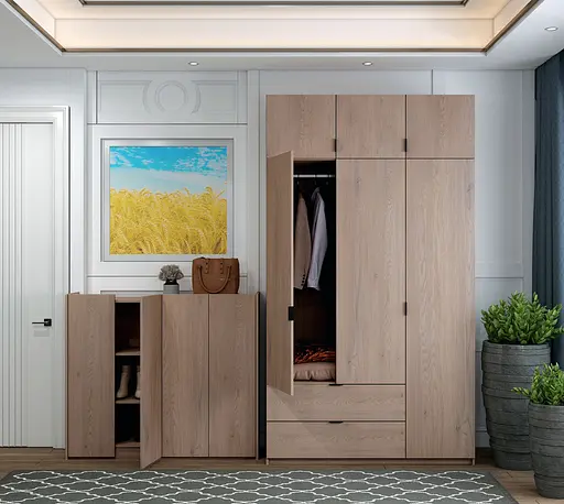 Тумба для обуви Doros Кассель Канноло 4 ДСП 128х40х110 (41516216) - фото 2