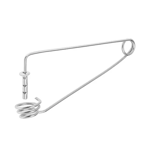 Прибор для удаления косточек из вишни косточкодавка (металл) 13 см, Kitchette Серый 84390 - фото 1