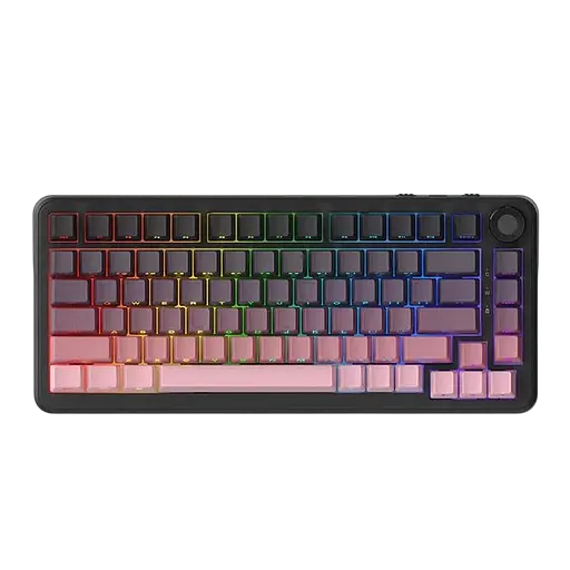 Клавіатура Ajazz AK820 Max Plus Gift Switch Side Printed Blackberry Pink