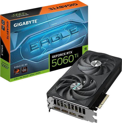 Відеокарта GeForce RTX 5060 Ti 8GB Gigabyte Eagle OC (GV-N506TEAGLE OC-8GD) - фото 1