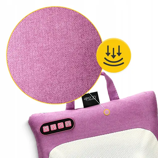 Подушка-массажер 4FIZJO Shiatsu Lite Violet (P-5905973404129) - фото 9