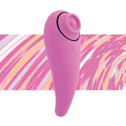Пульсатор для клитора плюс вибратор FeelzToys FemmeGasm Tapping & Tickling Vibrator Pink - фото 2