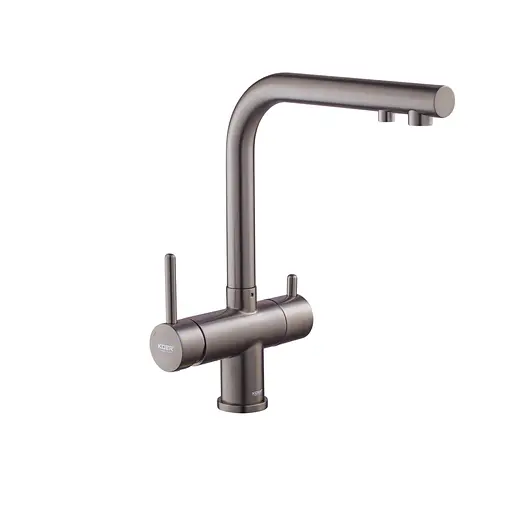 Змішувач для кухні на дві води Koer KB-72001-07 KR3393 Графит - фото 4