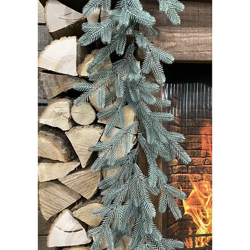 Гірлянда хвойна Hvoya Traditional лита блакитна 2 м