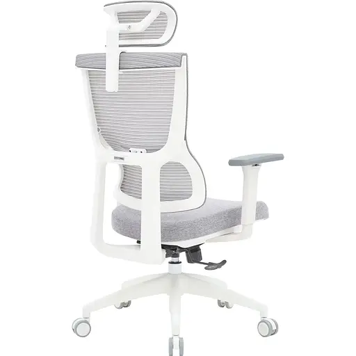 Офісне крісло OfficePro Elegant OC600-W-LG-LG White/Light Gray [148651] - фото 6