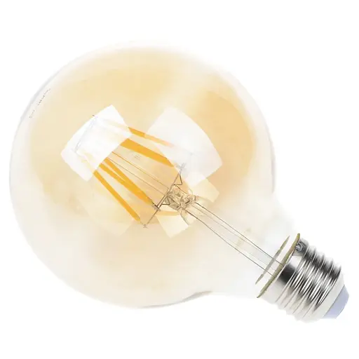 Лампа Brille светодиодная LED 6W E27 COG WW G95 Amber 220 В - фото 2