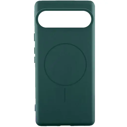 Чохол Silicone Cover Lakshmi (AA) with MagFit для Google Pixel 9 / 9 Pro Зелений / Dark green