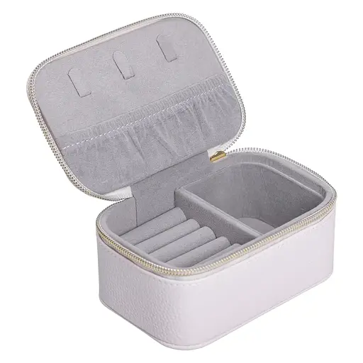 Подарочный бокс: фен 2600 Вт + плойка VGR турмалиновая керамика + органайзеры для украшений из экокожи CP2026-9 - фото 8