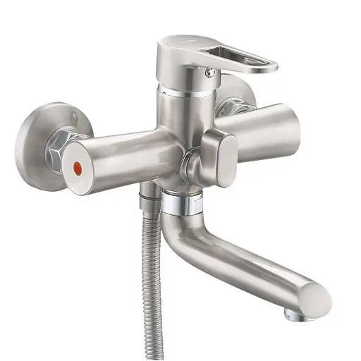 Змішувач для ванни Zegor PUD3-A045KH сатин 30412 - фото 1