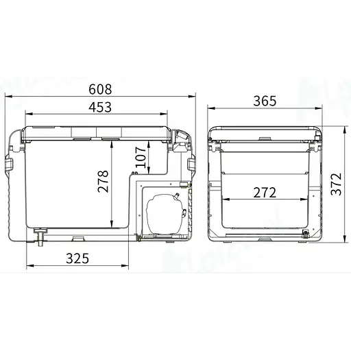 Компрессорный автохолодильник Alpicool CL30G (29 литров, LG Compressor) - фото 7