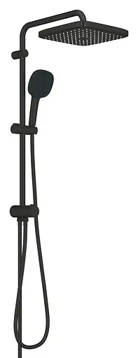 Душева система Grohe Flex Tempesta System з перемикачем настінного монтажу 250 Cube 269772431, Чорний матовий - фото 2